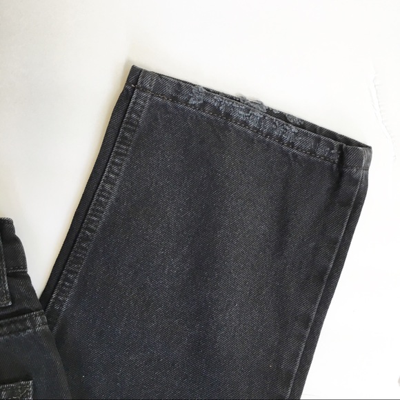 Free People Dakota Straight Leg Jean Black Distressed New - Picture 11 of 15